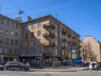 Petrogradsky district, Kolpinskaya st, house 15. Apartment house