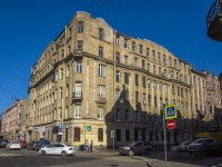 Petrogradsky district, st Monchegorskaya, house 10Б. Apartment house