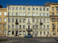 Petrogradsky district, Zhdanovskaya st, 房屋 1/2. 公寓楼