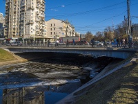 Приморский район, улица Савушкина. мост "Чернореченский"