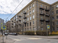 Primorsky district, Serdobolskaya st, house 71. Apartment house