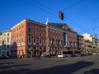 neighbour house: avenue. Nevsky, house 68А. Apartment house