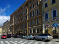 Central district, Aptekarsky alley, house 6. Apartment house