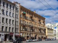Central district, Suvorovskiy avenue, house 44. Apartment house