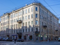 Central district, Suvorovskiy avenue, house 22. Apartment house