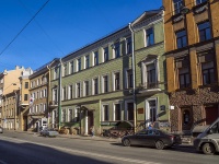 Central district, alley Baskov, house 27. Apartment house