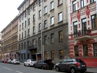 Central district, Baskov alley, house 29. Apartment house