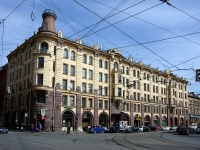 Central district, Zagorodny avenue, 房屋 44. 公寓楼