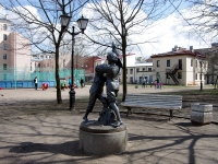 Central district, 雕塑 «Мальчики с гусем»Zagorodny avenue, 雕塑 «Мальчики с гусем»