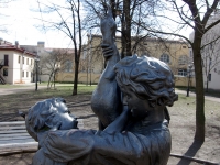 Центральный район, скульптура «Мальчики с гусем»Загородный проспект, скульптура «Мальчики с гусем»