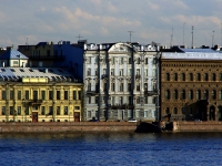 Central district, Dvortsovaya embankment, house 24. sample of architecture
