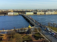 Центральный район, набережная Дворцовая. мост "Троицкий"