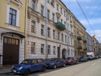 Central district, Dmitrovskij alley, house 13. Apartment house