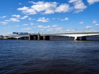 Центральный район, улица Синопская набережная. мост Александра Невского